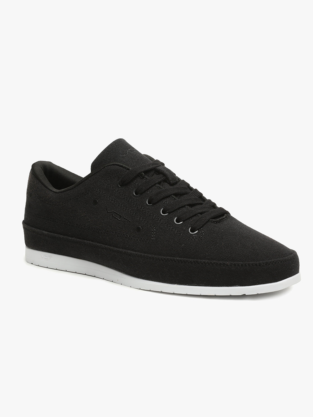VO7 YACHT BLACK BK Masculin Sneakers Elégance Noir Fait à la main