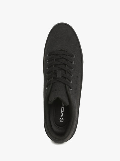 VO7 YACHT BLACK BK Masculin Sneakers Elégance Noir Fait à la main